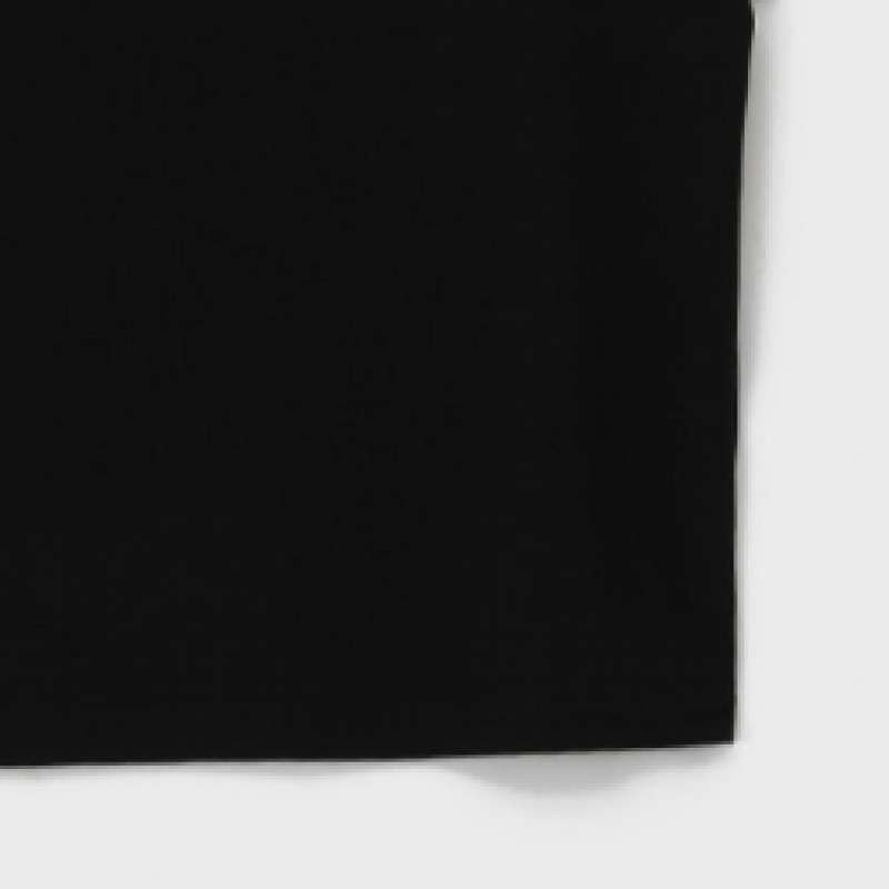 ブラックアップ [秋新品] ラビタアンフットストラップ半袖Tシャツ