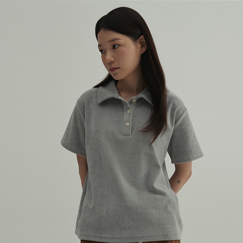 테리 PK셔츠_민트그레이