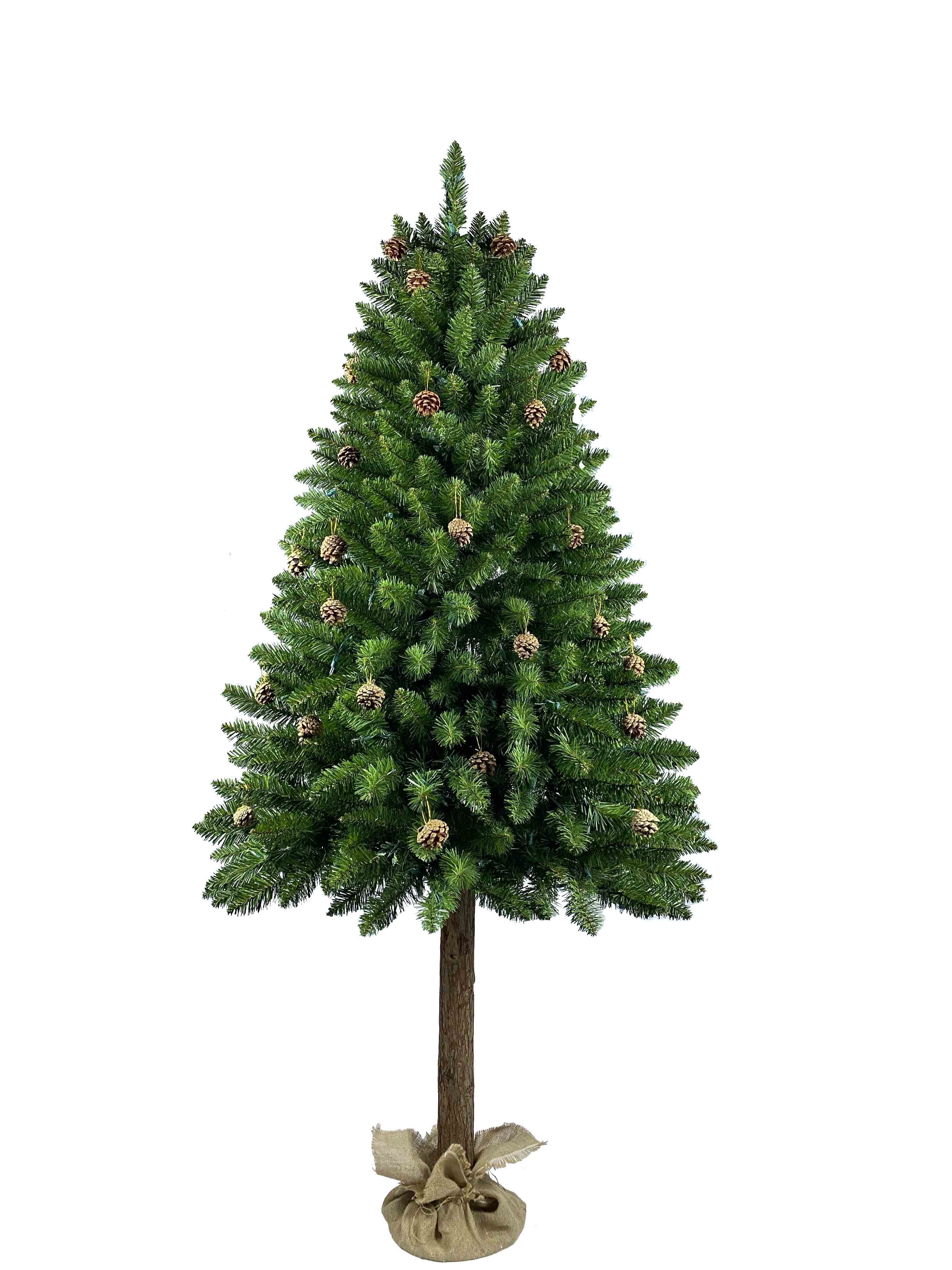 大人気 クリスマスツリー 180cm 北欧 おしゃれ オーナメント 飾り LED 48個松ぼっくり付 クリスマス