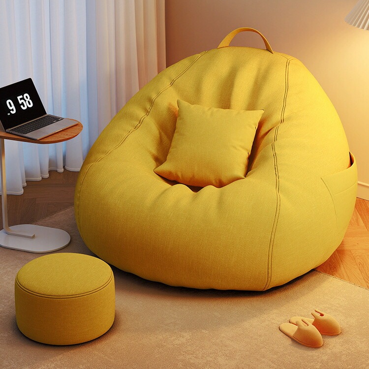 ビーズクッション ビーズソファー 1人掛け 撥水 カバー 洗濯可能 座り