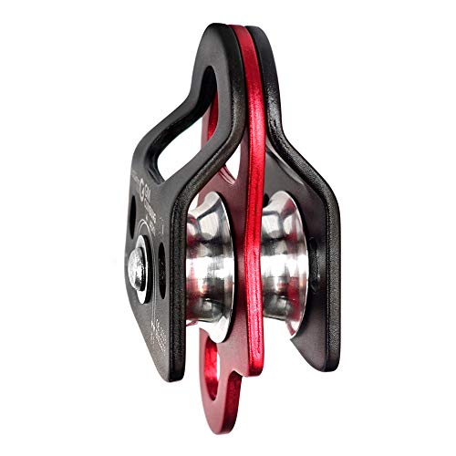 色：2個セット GM CLIMBING 40kN マイクロダブルプーリー CE UIAA認証 ボール