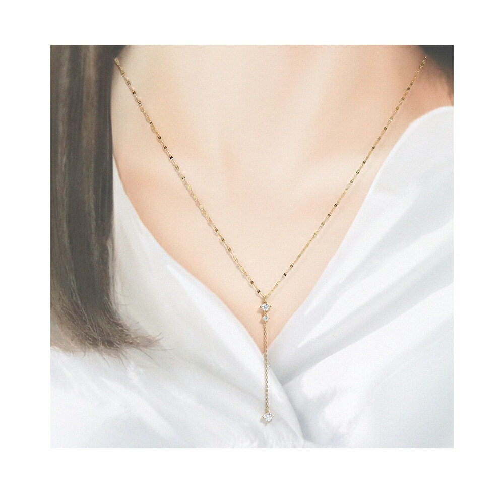 ネックレス レディース 2way ロングモチーフ ネックレス シルバー 祝い