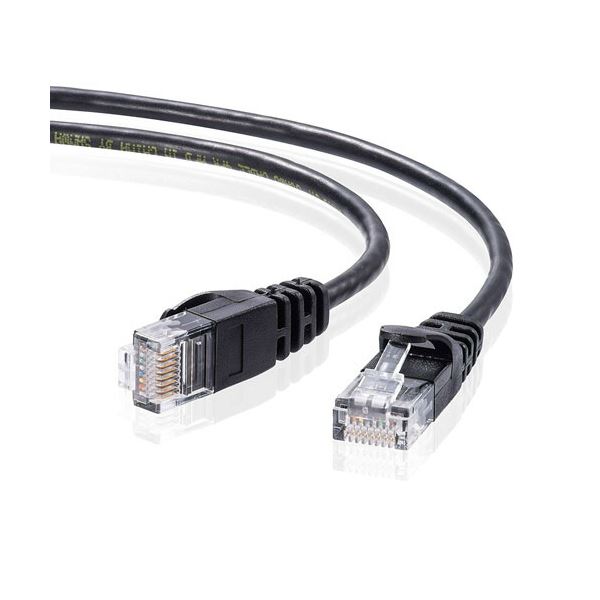 （まとめ） サンワサプライカテゴリ6準拠極細LANケーブル ブラック 1m LA-SL6-01BK 1本 (×5セット)