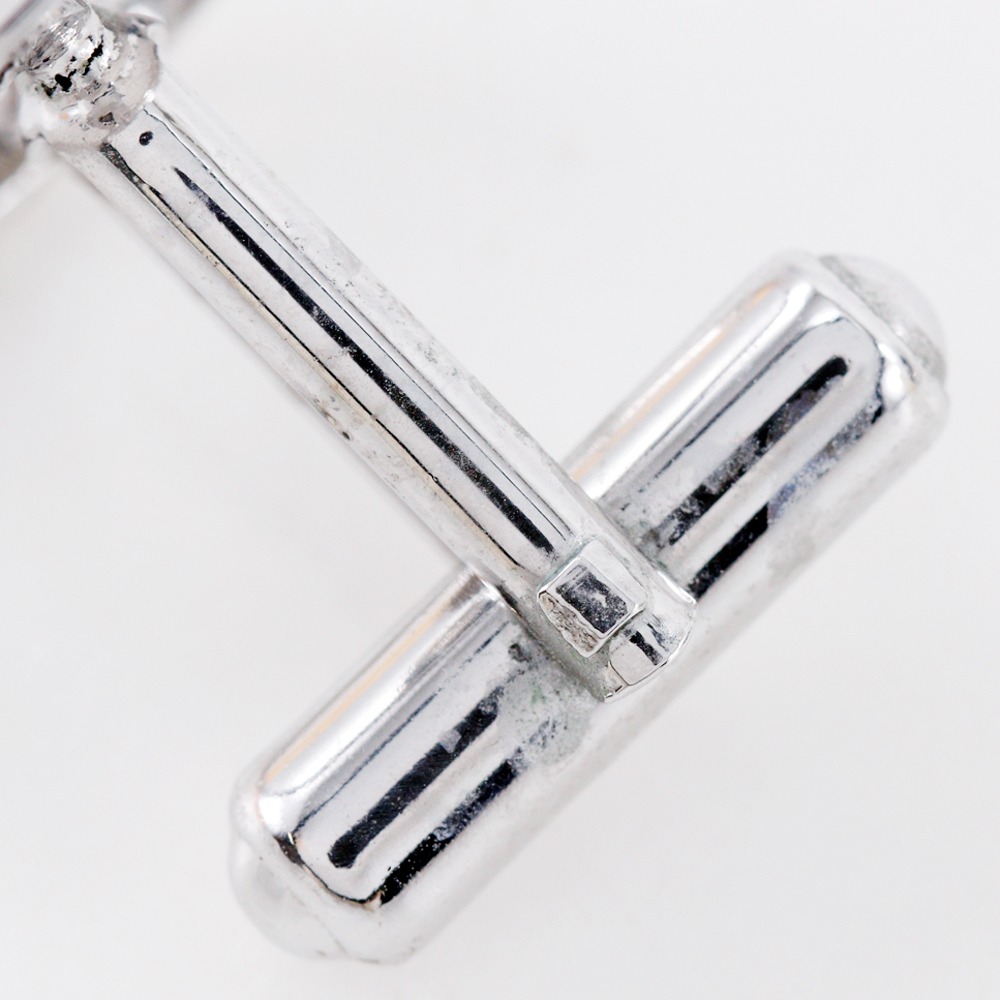 タイタックセット dロゴ カフス 金属製 シルバー メンズ 中古品 タイタックセット dロゴ カフス 金属製 シルバー メンズ 中古品