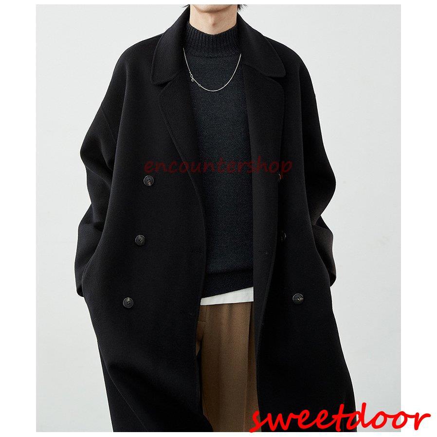 チェスターコート メンズ カシミヤ コート 100％ウール 秋冬 アウター ロングコート きれいめ ビジネス 通勤 普段使い 上品 30代 40代 50代