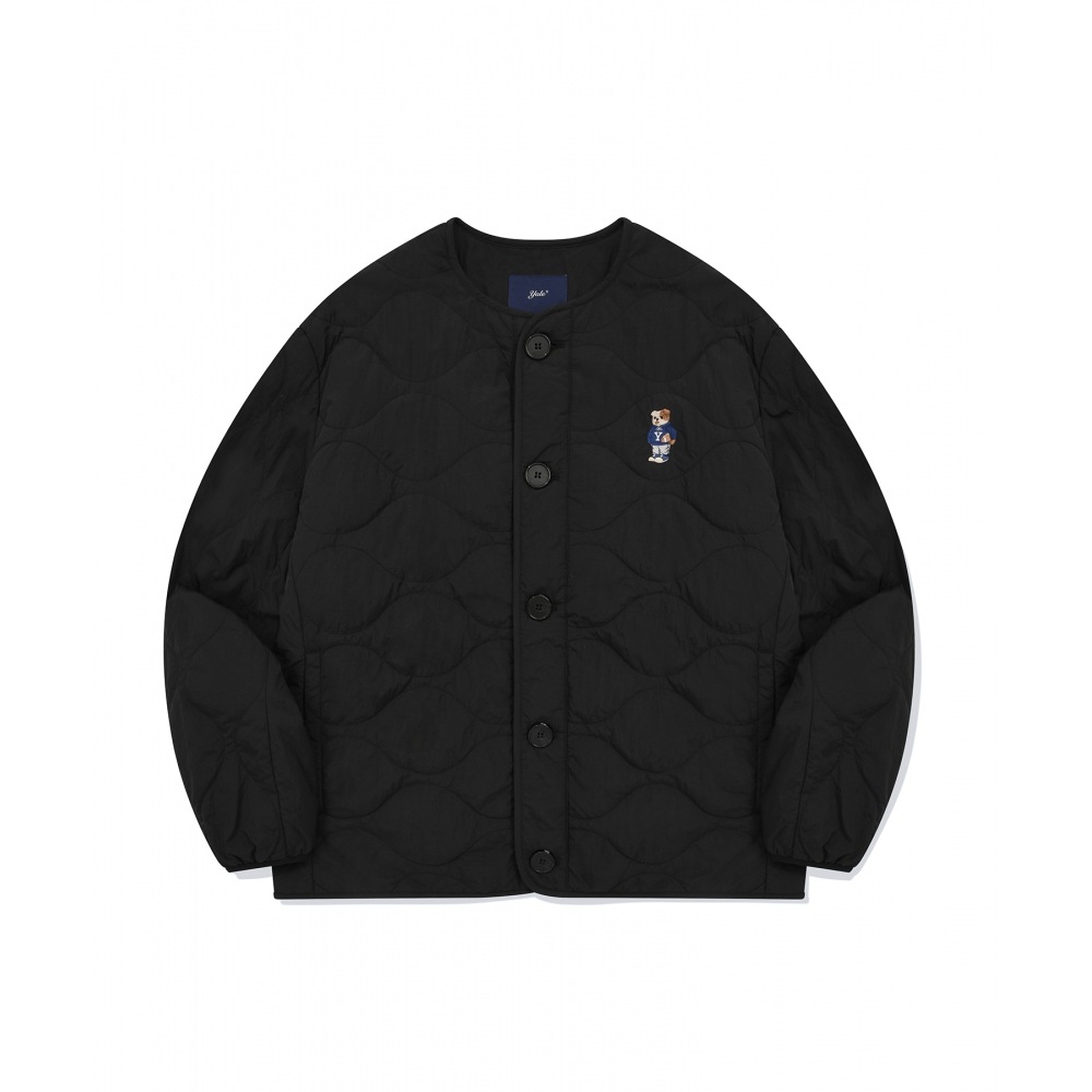 エールエンブロイダリーダンカラーレスキルティングブラック エールエンブロイダリーダンカラーレスキルティングブラック