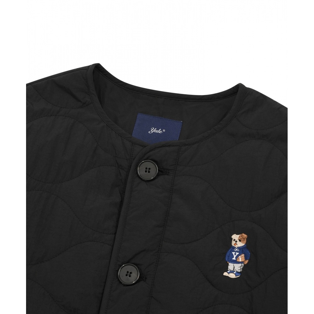 エールエンブロイダリーダンカラーレスキルティングブラック エールエンブロイダリーダンカラーレスキルティングブラック