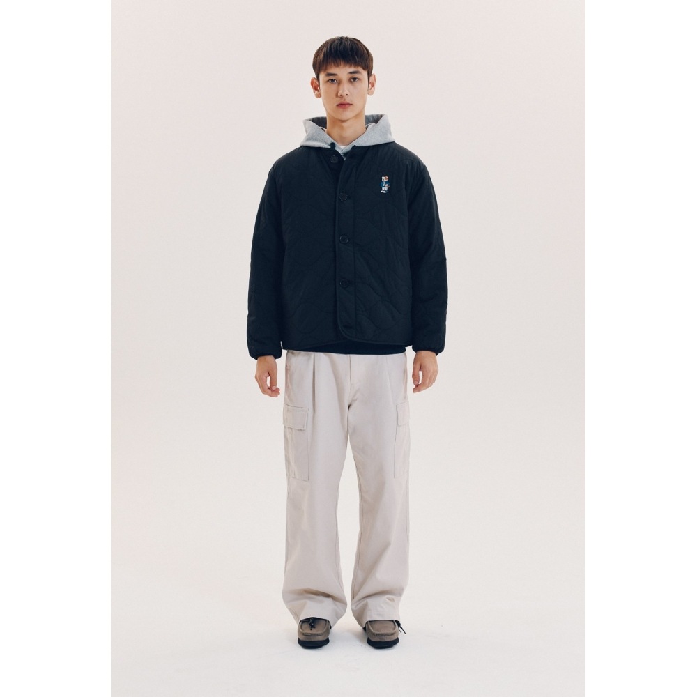 エールエンブロイダリーダンカラーレスキルティングブラック エールエンブロイダリーダンカラーレスキルティングブラック