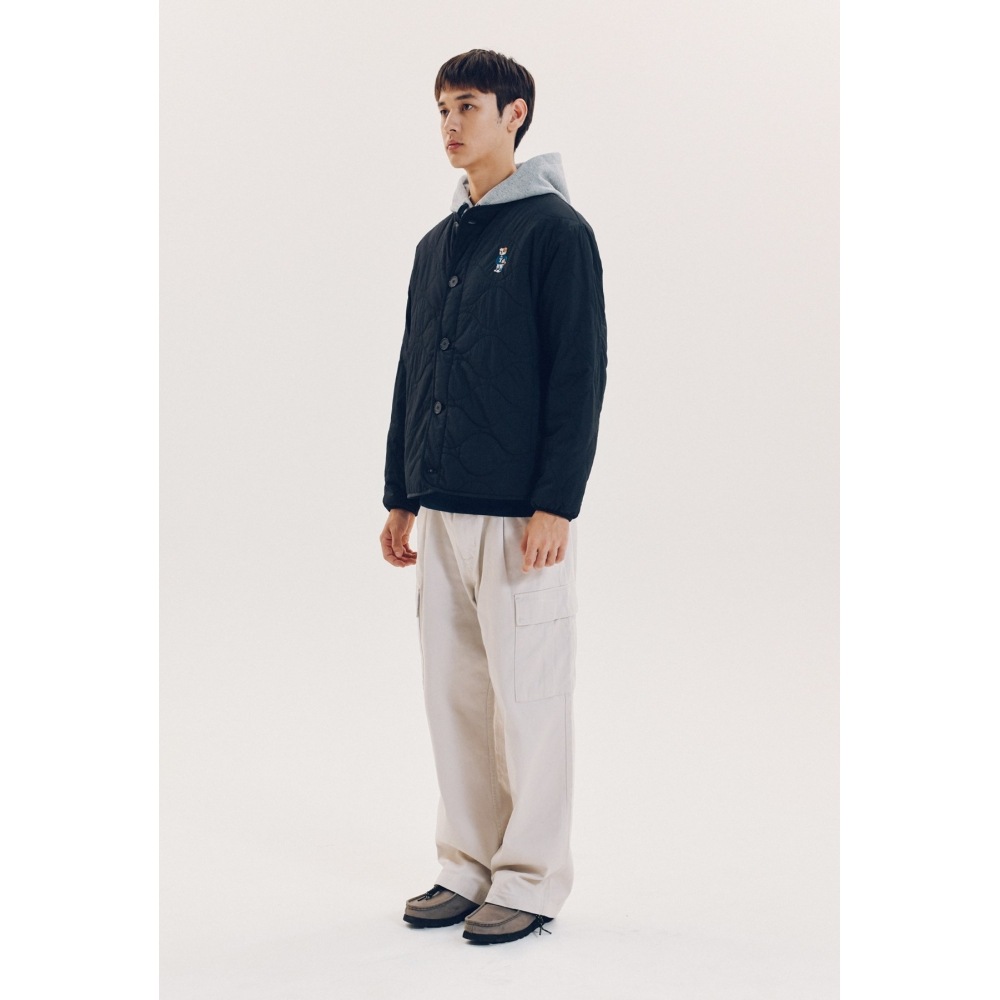 エールエンブロイダリーダンカラーレスキルティングブラック エールエンブロイダリーダンカラーレスキルティングブラック