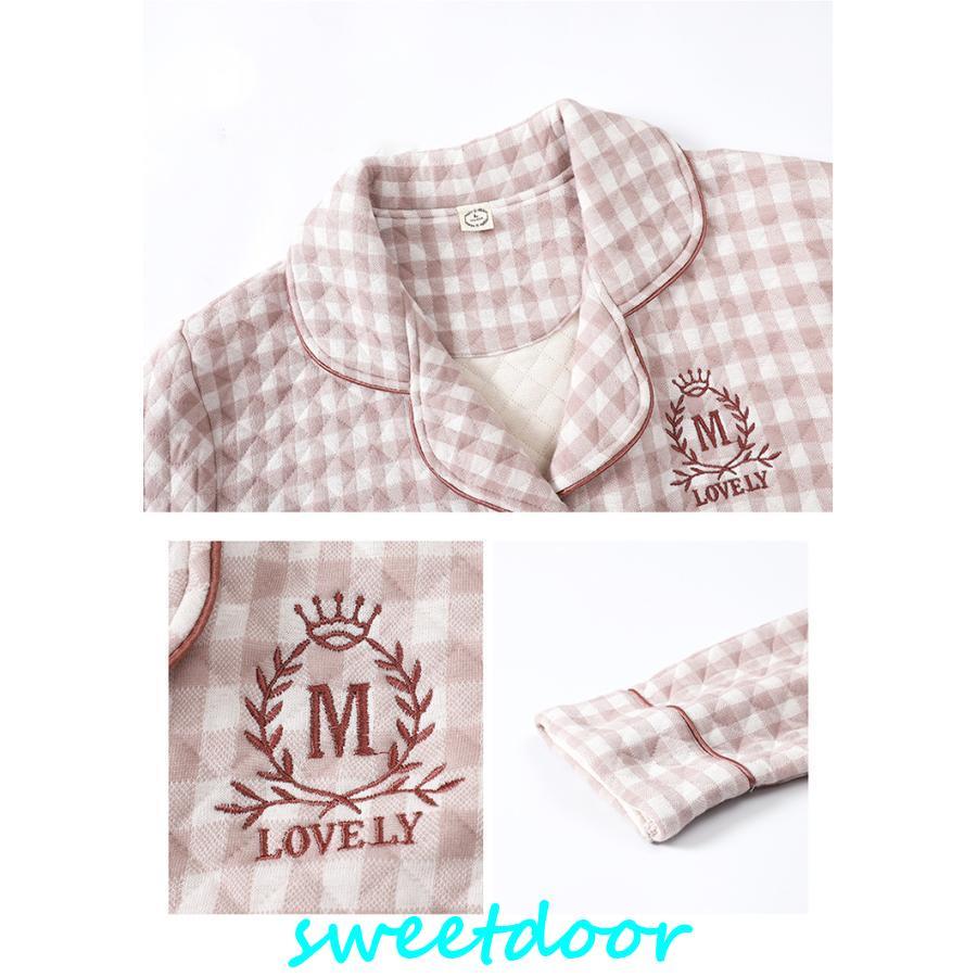 メガ割 パジャマ レディース 上下セット 長袖 キルトニット キルティング オーガニックコットン 前開き 入院 誕生日 ウェア 部屋着 寝巻き メガ割 パジャマ レディース 上下セット 長袖 キルトニット キルティング オーガニックコットン 前開き 入院 誕生日 ウェア 部屋着 寝巻き