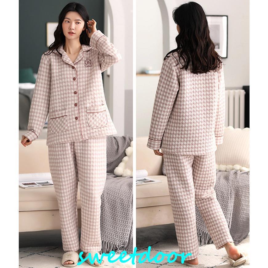 メガ割 パジャマ レディース 上下セット 長袖 キルトニット キルティング オーガニックコットン 前開き 入院 誕生日 ウェア 部屋着 寝巻き メガ割 パジャマ レディース 上下セット 長袖 キルトニット キルティング オーガニックコットン 前開き 入院 誕生日 ウェア 部屋着 寝巻き