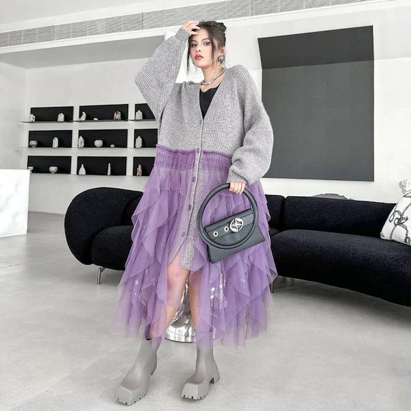 maison de R ロングニットカーディガン 新品タグ付き ワンピース maison de R ロングニットカーディガン 新品タグ付き ワンピース