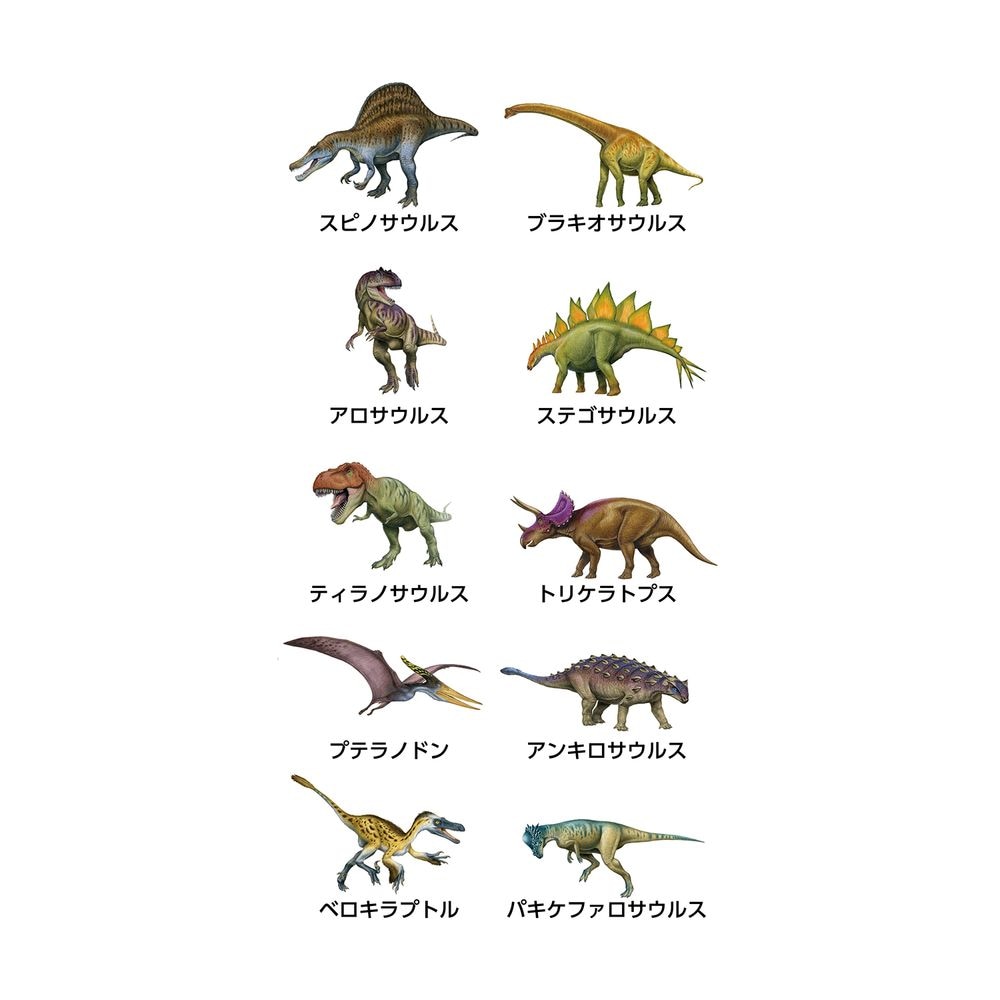 （まとめ買い）筆箱 学べる 2ドアマグネット筆入 恐竜博士 SF023 [x3]
