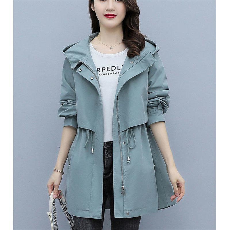 トレンチコートアウターレディースパーカーマウンテンパーカーフードブルゾンミリタリージャケット春秋長袖アウトドアロング羽織り