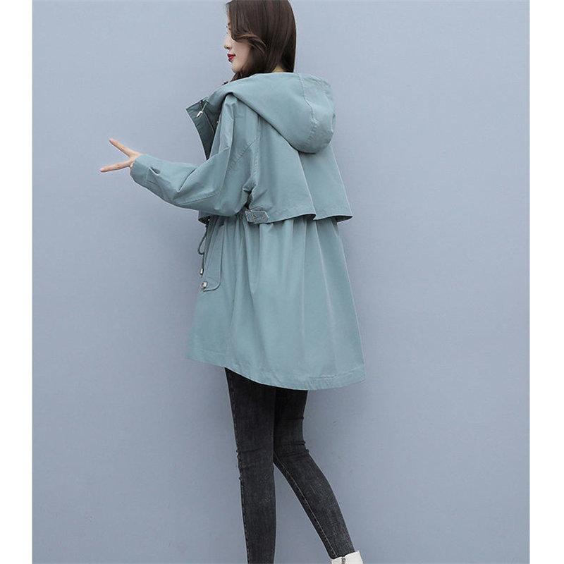 トレンチコートアウターレディースパーカーマウンテンパーカーフードブルゾンミリタリージャケット春秋長袖アウトドアロング羽織り