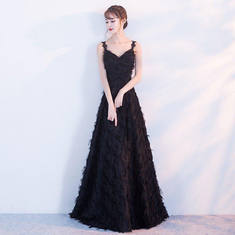 カラードレス 演奏会 黒 ブラック フェザー 羽 ロングドレス パーティードレス 結婚式 二次会 イブニングドレス 前撮り 発表会 キャミソール-650 カラードレス 演奏会 黒 ブラック フェザー 羽 ロングドレス パーティードレス 結婚式 二次会 イブニングドレス 前撮り 発表会 キャミソール-650