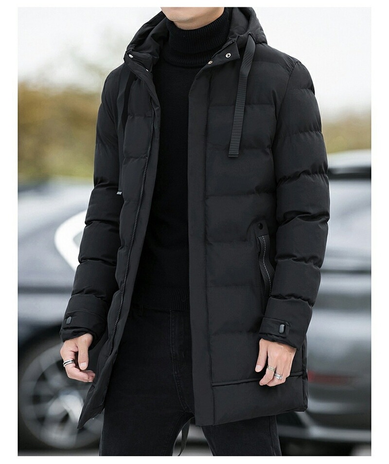 アウター メンズ フード付きコットンコート ジャケット メンズ 中綿 防寒 暖かいフード付き コットン カジュアル 大きいサイズ