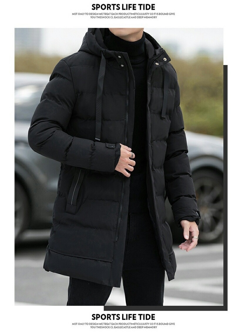 アウター メンズ フード付きコットンコート ジャケット メンズ 中綿 防寒 暖かいフード付き コットン カジュアル 大きいサイズ