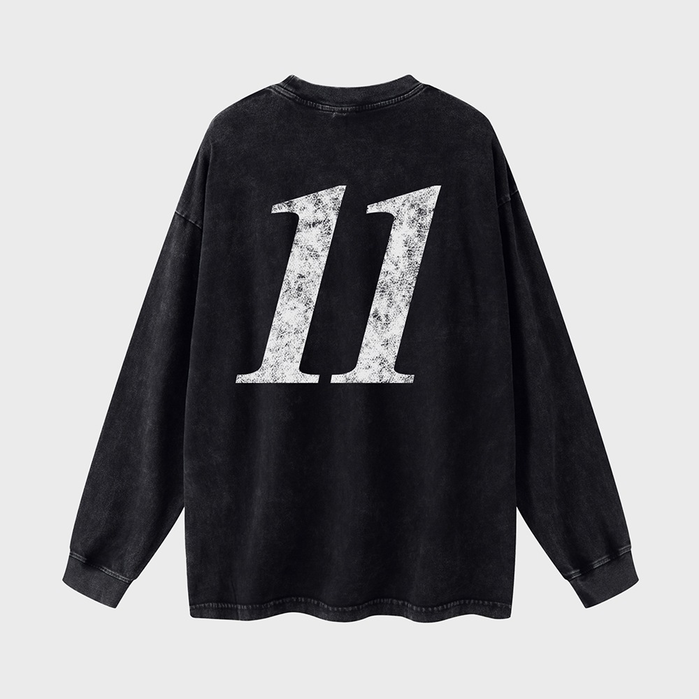 SP BLOCK PIGMENT LONG SLEEVE-BLACK