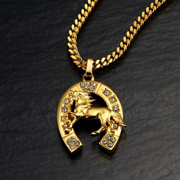 ネックレス ゴールド 駿馬 馬蹄ネックレス メンズ 24金 K24 喜平 喜平チェーン 40代 50代 60代 ネックレス ゴールド 駿馬 馬蹄ネックレス メンズ 24金 K24 喜平 喜平チェーン 40代 50代 60代