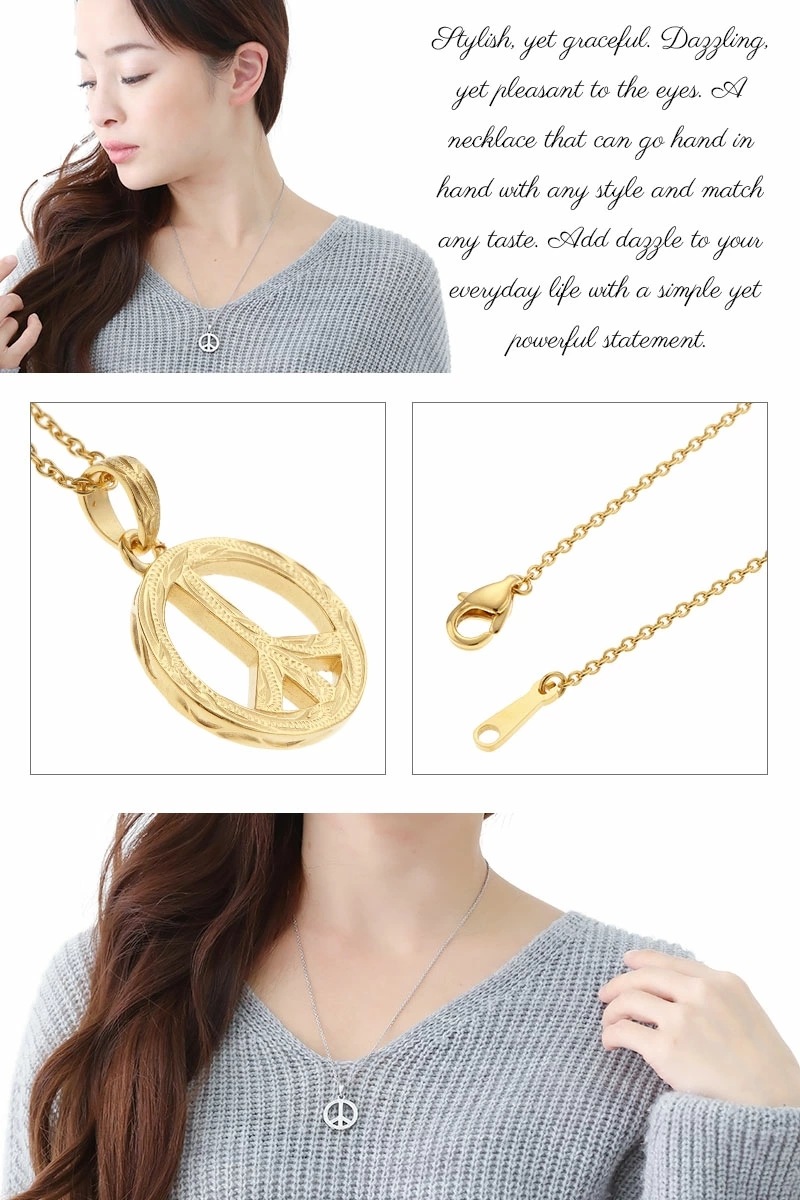 ネックレス メンズ レディース サージカルステンレス製 ハワイアンジュエリー ハワジュ ピースマーク 平和 波 スクロール 葉 マイレ お肌に優しい 金属アレルギー対応 アクセサリー お揃い 誕生日 ネックレス メンズ レディース サージカルステンレス製 ハワイアンジュエリー ハワジュ ピースマーク 平和 波 スクロール 葉 マイレ お肌に優しい 金属アレルギー対応 アクセサリー お揃い 誕生日