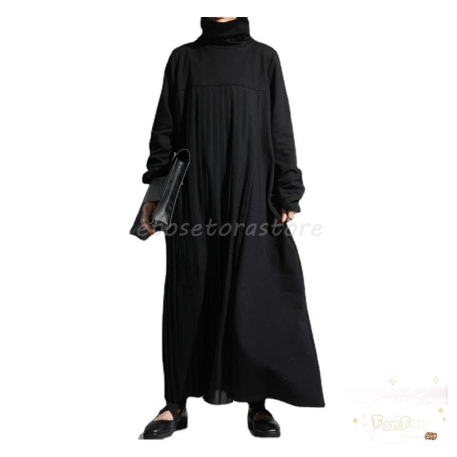 ニットワンピース レディース 40代 きれいめ ハイネックセーター 秋服 長袖ワンピース オシャレ 大人 カジュアル 体型カバー 30代 50代