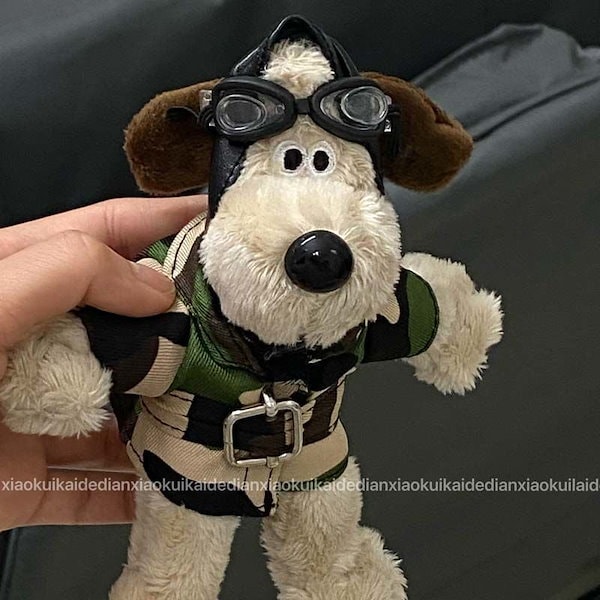 希少品 タグ付 サンアロー グルミット キーチェーン付きマスコット 未使用 519kua4JSYL.jpg_BO30,255,255,