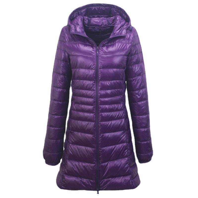 ダウンロングコート ダウンジャケット ダウンコート ロング丈 チェスターコート 防寒 レディース 冬 アウター フード付き 軽量 トップス 体型カバー