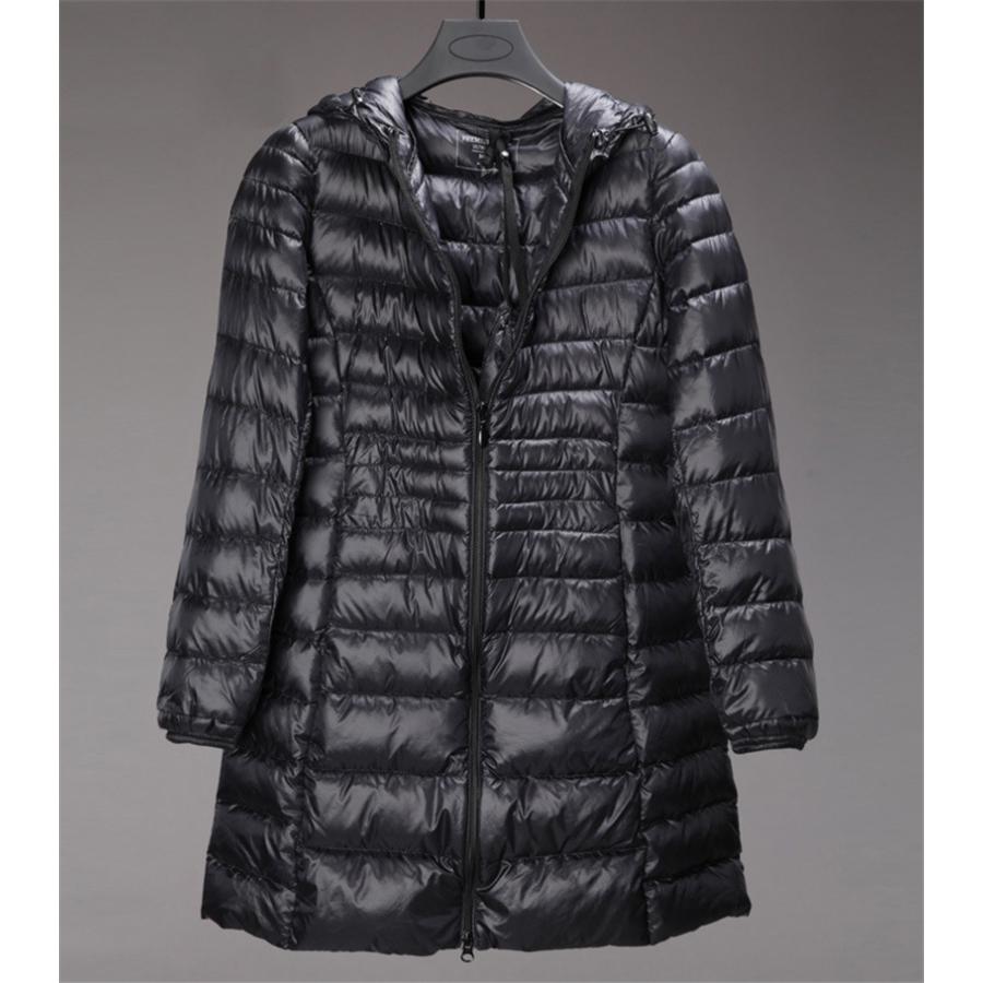 ダウンロングコート ダウンジャケット ダウンコート ロング丈 チェスターコート 防寒 レディース 冬 アウター フード付き 軽量 トップス 体型カバー