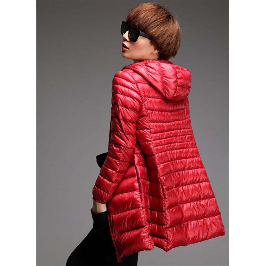ダウンロングコート ダウンジャケット ダウンコート ロング丈 チェスターコート 防寒 レディース 冬 アウター フード付き 軽量 トップス 体型カバー