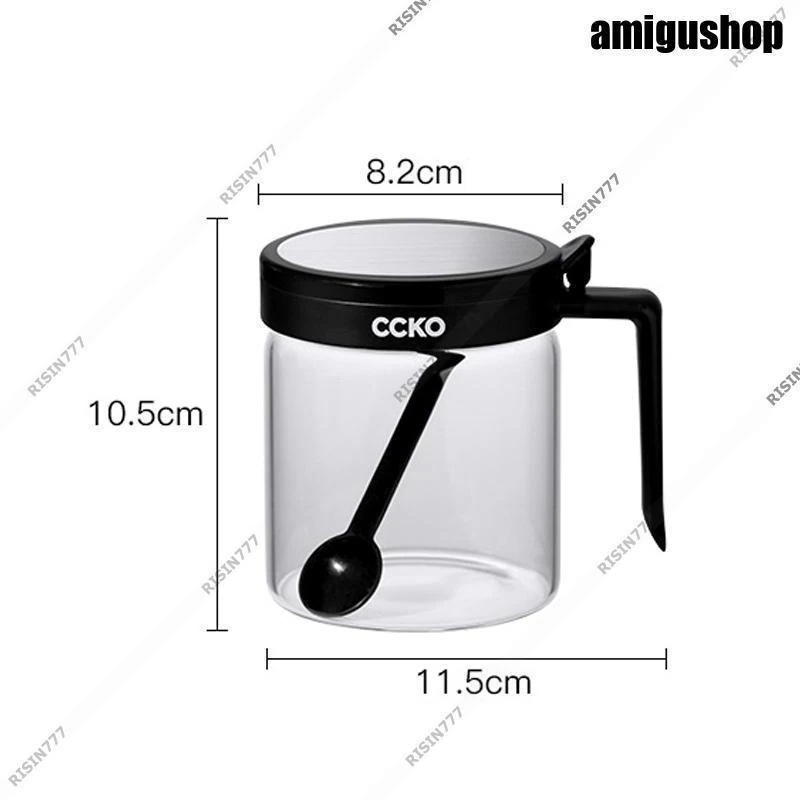 【6月新品＆イベントセール】調味料入れ 調味料容器 調味料ケース おしゃれ ガラス 砂糖 塩 キャンプ 密閉 トランスペアレント セット 3個 防湿防塵 お手入れ簡単 キッチン用品30%OFF安い