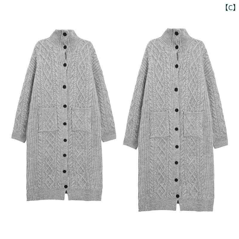 ニット レディース カーディガン おしゃれ カジュアル ロング セーター 秋冬 韓国 赤 黒 グレー ニット レディース カーディガン おしゃれ カジュアル ロング セーター 秋冬 韓国 赤 黒 グレー