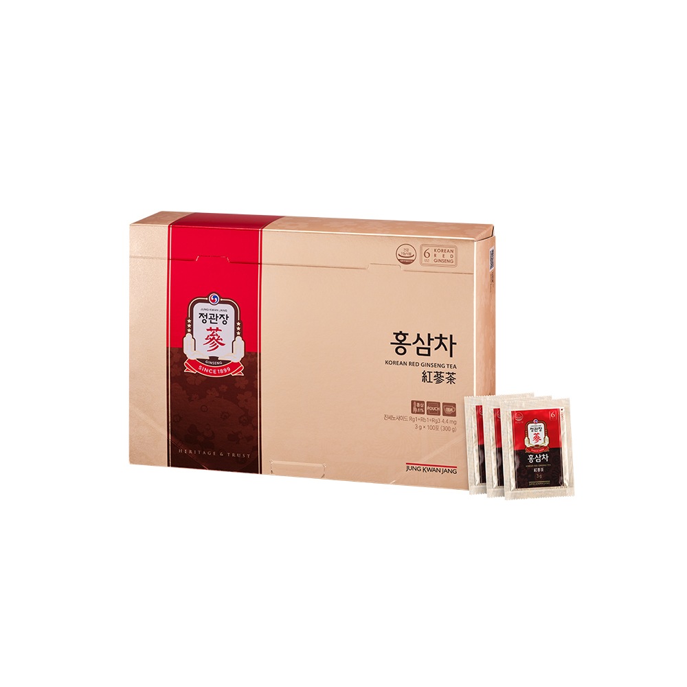 【正官庄韓国公式】紅参茶(3g*100袋)　紅参（ホンサム）6年根 高麗人参 ギフトにおすすめ