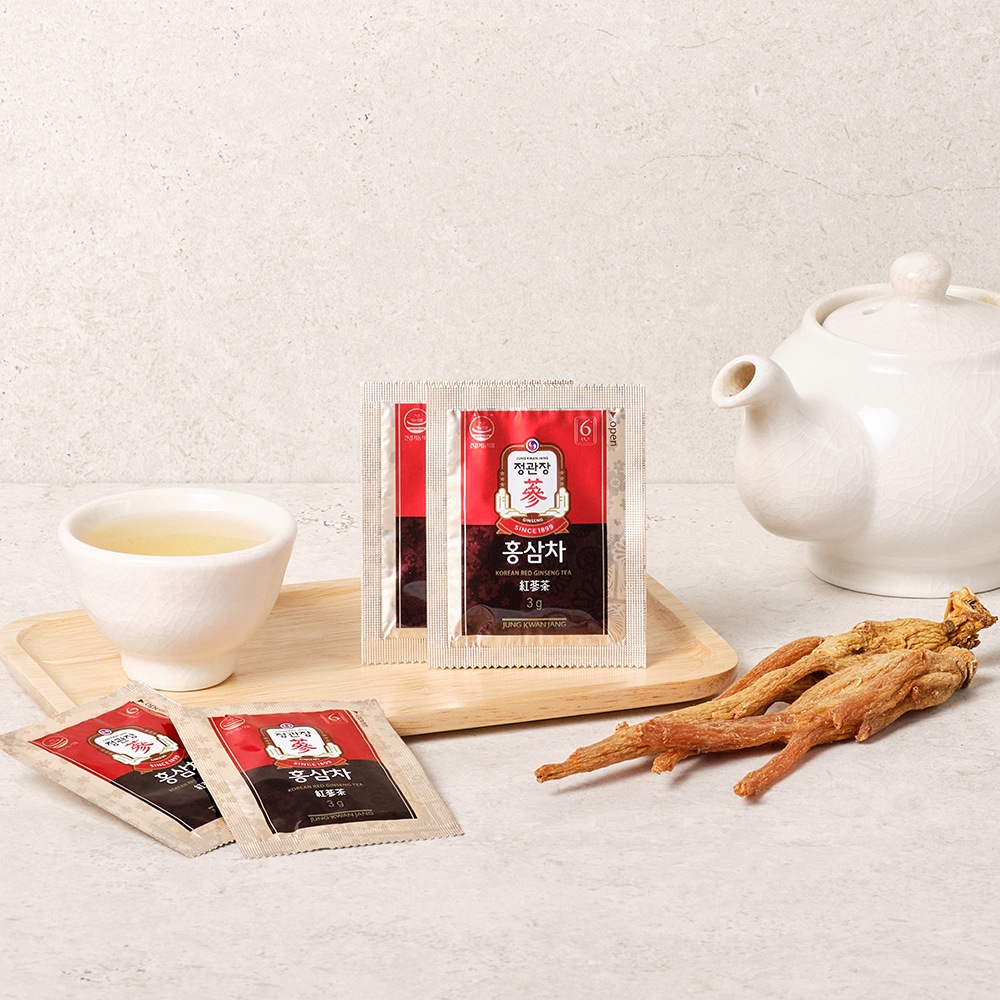 【正官庄韓国公式】紅参茶(3g*100袋)　紅参（ホンサム）6年根 高麗人参 ギフトにおすすめ
