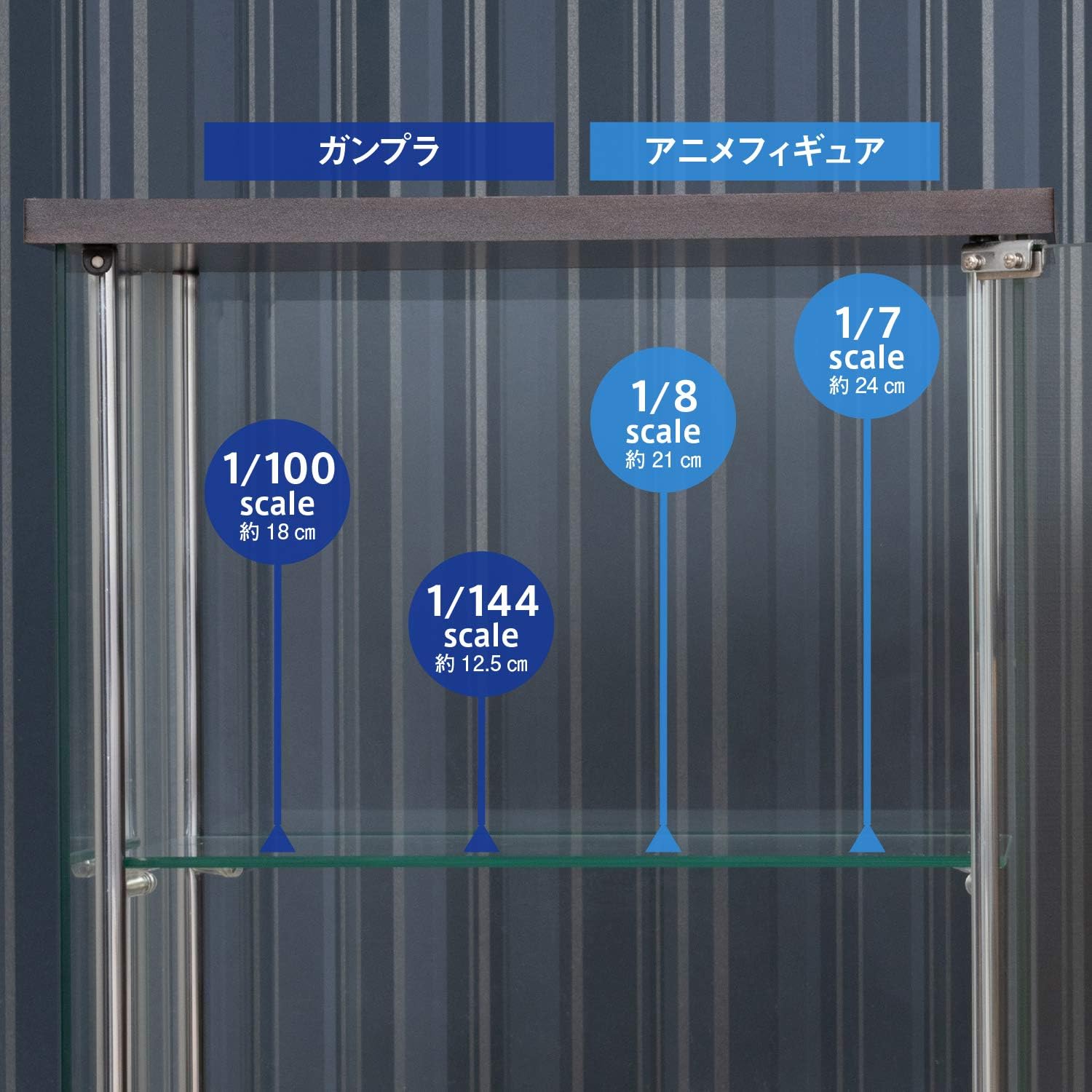 不二貿易 コレクションケース フィギュアケース 3段 幅42.5×奥行36.5×高さ86cm ブラウン 強化ガラス 全面ガラス 組立商品 96049 不二貿易 コレクションケース フィギュアケース 3段 幅42.5×奥行36.5×高さ86cm ブラウン 強化ガラス 全面ガラス 組立商品 96049