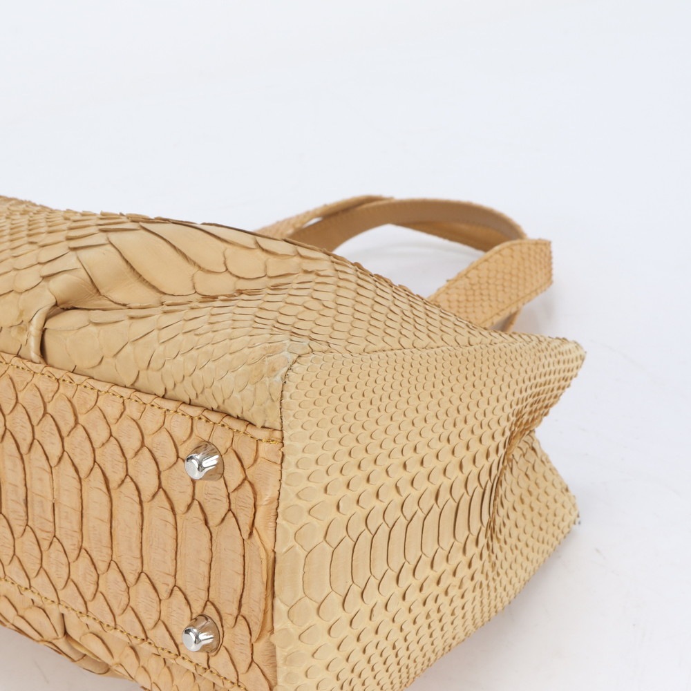 美品 JRA認定 パイソン レザー トート バッグ 肩掛け ショルダー ハンド レディース RUE CQ21-1 中古 美品 JRA認定 パイソン レザー トート バッグ 肩掛け ショルダー ハンド レディース RUE CQ21-1 中古