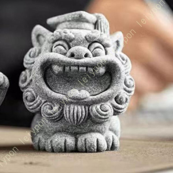 Qoo10] 限定値下げ 置物 狛犬 開運 かわいい