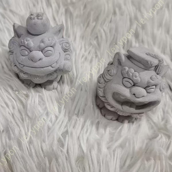 Qoo10] 限定値下げ 置物 狛犬 開運 かわいい