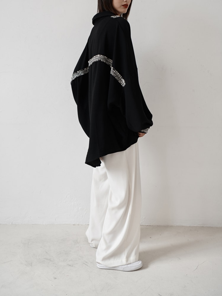 レディース トップス ブラウス 長袖 角襟 ストリート フリンジ 刺繡 かわいい 大人可愛い きれいめ カジュアル 上品 おしゃれ ガーリー 個性的 ラブリー キュート ナチュラル ノルディック 秋