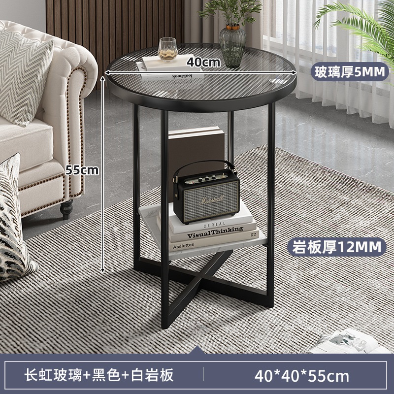 边几沙发边柜床头柜置物架铁艺客厅小茶几小圆桌子茶桌家用小茶台 边几沙发边柜床头柜置物架铁艺客厅小茶几小圆桌子茶桌家用小茶台