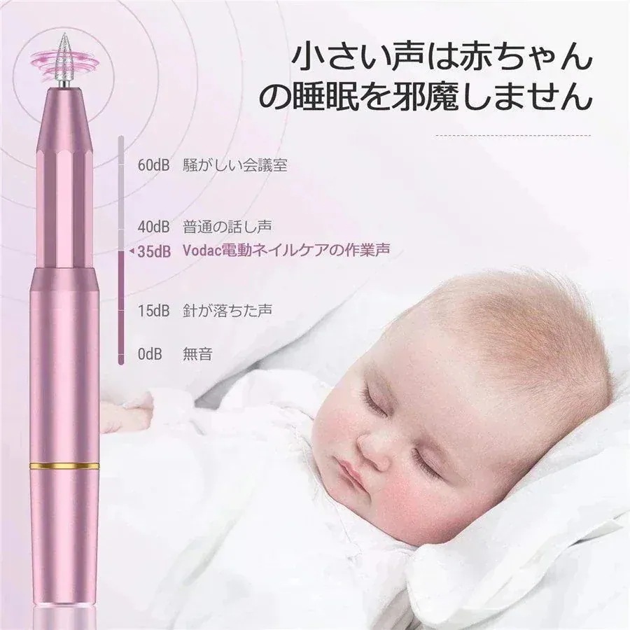 25福袋電動ネイルケア ネイルマシン 初心者プロ用 爪磨き ネイルケアセット11in1多機能ネイルドリル 甘皮処理 角質除去 無段階スピード調整可能 ピンク