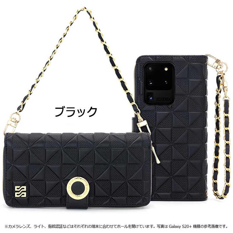AQUOS sense2 かんたん SHV43K Android One S5 本革 手帳型 ケース ストラップ付き スマホケース カード収納 カバー 財布型 エンボス加工 韓国 コーティング革