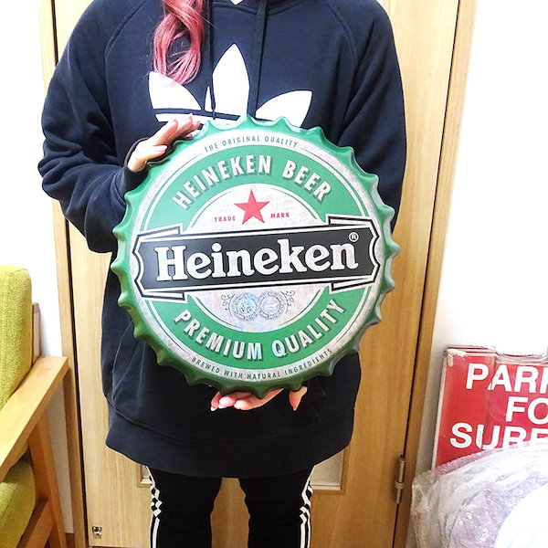 Qoo10] ブリキ看板 Heineken ビール ア