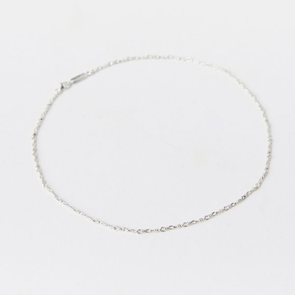 Qoo10] HANNA543 btsジミン着用 N382 シルバーチェ