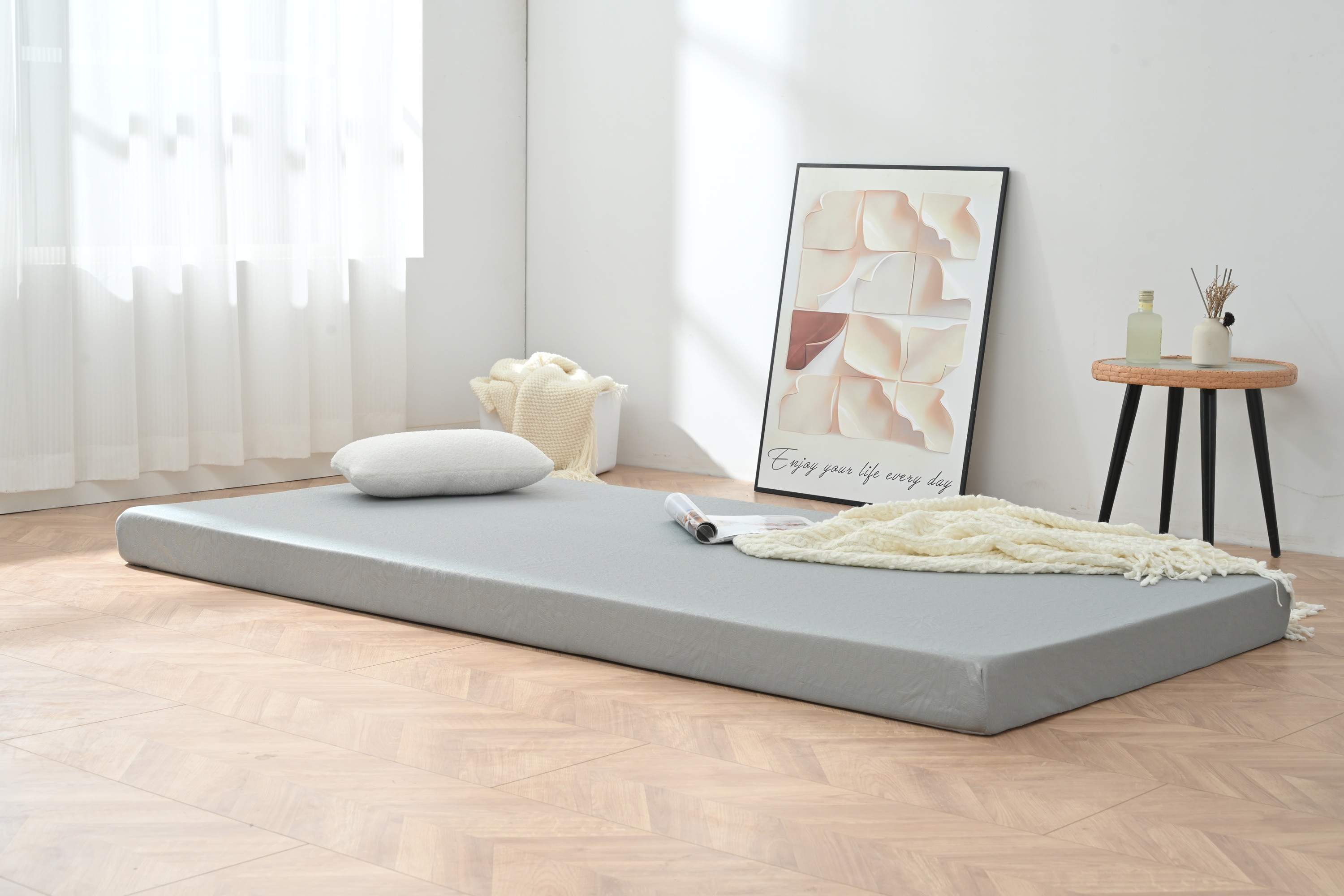 19010cm高反発マットレス シングル グレー 25D 120N S 19010cm高反発マットレス シングル グレー 25D 120N S