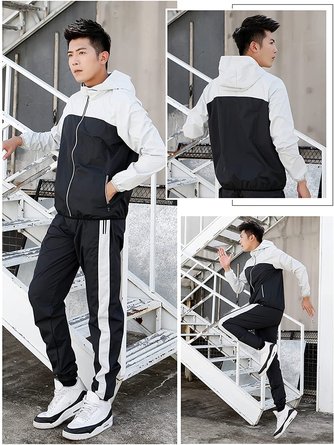 サウナスーツ メンズ レディース 10倍発汗 ダイエット 洗濯可 おしゃれ 男女兼用 上下セット サウナスーツ メンズ レディース 10倍発汗 ダイエット 洗濯可 おしゃれ 男女兼用 上下セット