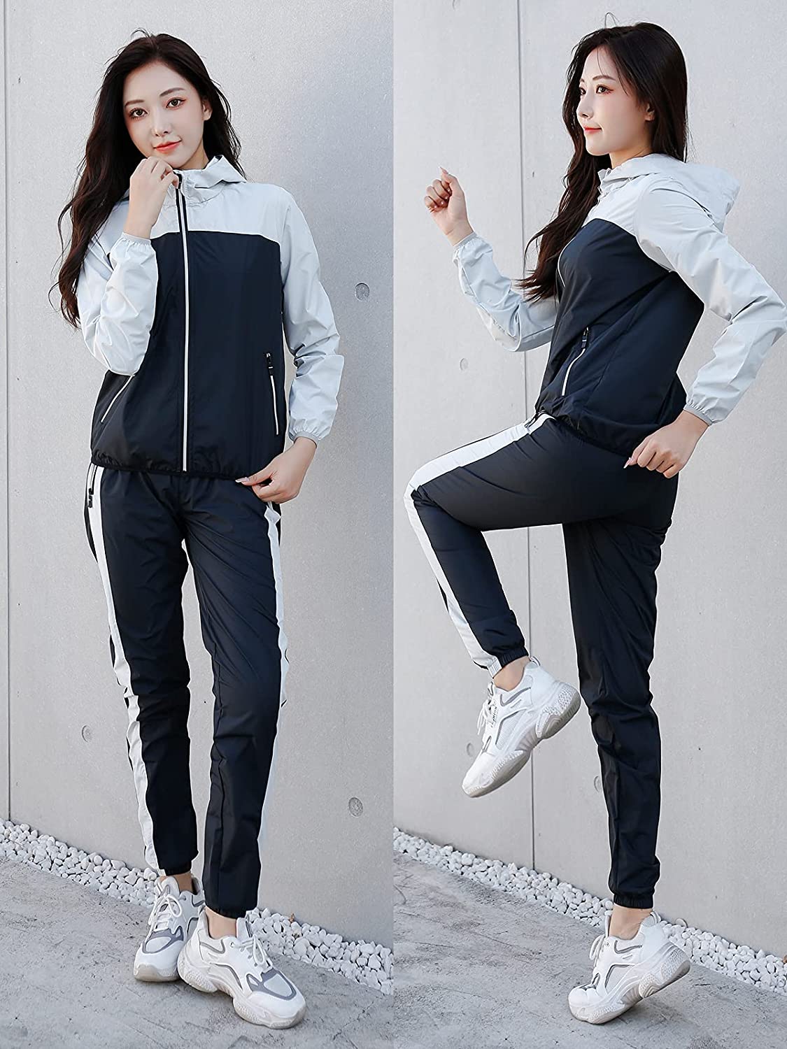 サウナスーツ メンズ レディース 10倍発汗 ダイエット 洗濯可 おしゃれ 男女兼用 上下セット サウナスーツ メンズ レディース 10倍発汗 ダイエット 洗濯可 おしゃれ 男女兼用 上下セット