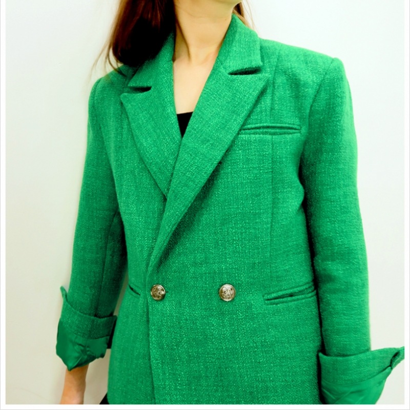 DAMAGE MNEMONIC オーバーフィットツイードグリーンジャケット_Over fit Tweed Green JK DAMAGE MNEMONIC オーバーフィットツイードグリーンジャケット_Over fit Tweed Green JK