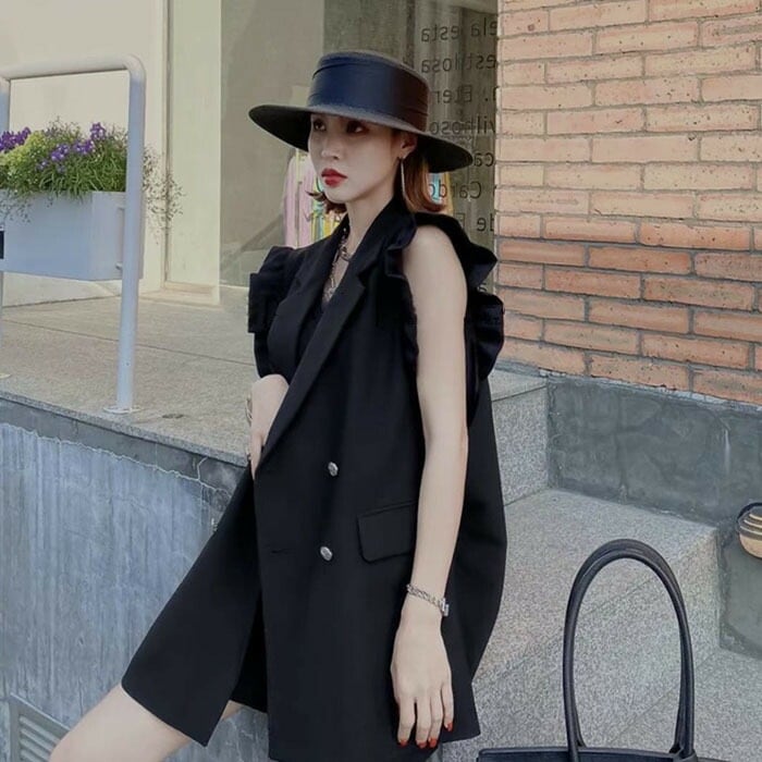 【急速出荷!】大人気!ジレ レディース ベスト 大人可愛い 袖フリル ワンピース秋 ノースリーブ 大人カジュアルコート エレガント 春 夏 秋 冬 羽織る ミディアム丈 20代 30代 デザインジレベ 【急速出荷!】大人気!ジレ レディース ベスト 大人可愛い 袖フリル ワンピース秋 ノースリーブ 大人カジュアルコート エレガント 春 夏 秋 冬 羽織る ミディアム丈 20代 30代 デザインジレベ