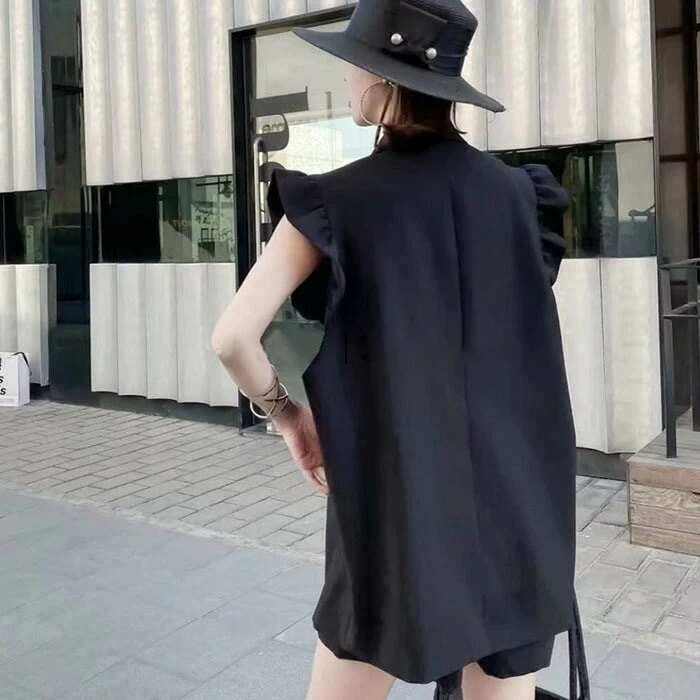 【急速出荷!】大人気!ジレ レディース ベスト 大人可愛い 袖フリル ワンピース秋 ノースリーブ 大人カジュアルコート エレガント 春 夏 秋 冬 羽織る ミディアム丈 20代 30代 デザインジレベ 【急速出荷!】大人気!ジレ レディース ベスト 大人可愛い 袖フリル ワンピース秋 ノースリーブ 大人カジュアルコート エレガント 春 夏 秋 冬 羽織る ミディアム丈 20代 30代 デザインジレベ